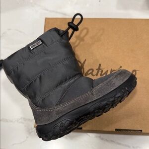 Naturino Charcoal and Black Kids Rain & Snow Boots
